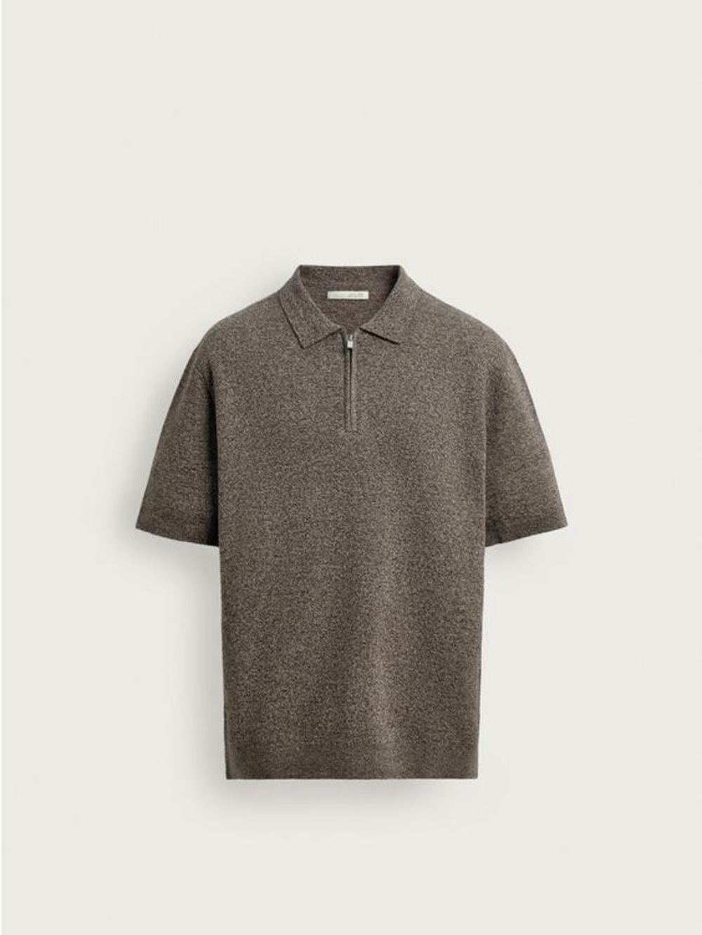 NWT Knit Zip Polo Zara